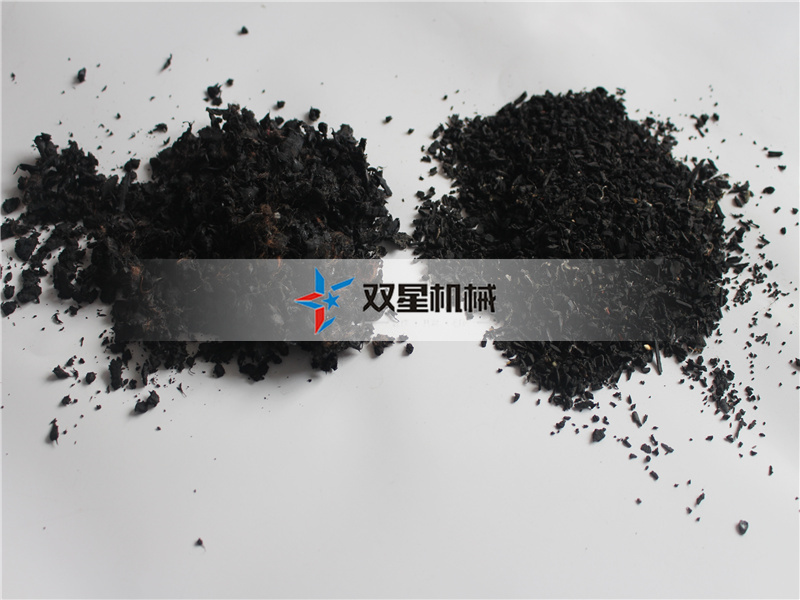 橡胶香蕉污视频下载粉碎后的胶粒